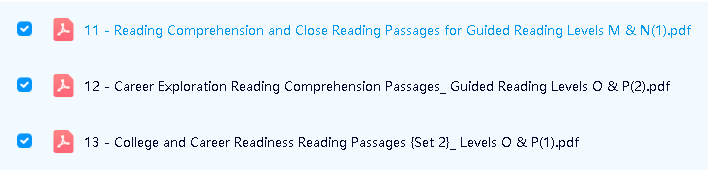 Guided Reading 全套1-13级PDF下载-全球流行的阅读理解训练第4张