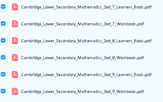 《Cambridge Lower Secondary Mathematics》第二版教材+练习册-剑桥国际初中数学教材第2张