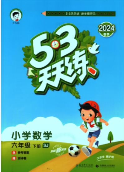 2024春季版（苏教版）六下数学《53天天练》试题卷+测评卷+答案解析