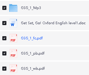 牛津教材《Oxford Get Set, Go》1-3级书+音频全套下载第7张