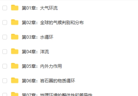 (张艳平)平哥秋季地理逆袭班 【百度传课】 网课视频