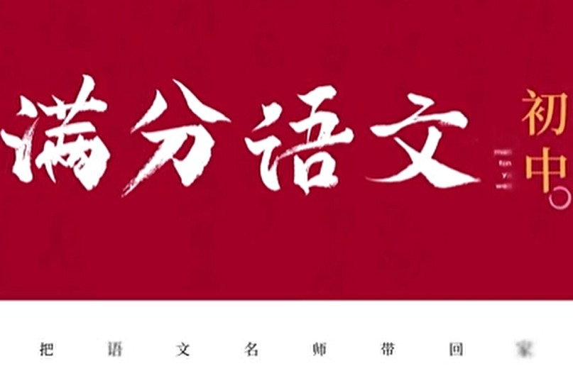 满分语文-初中通用阅读36技网课视频下载
