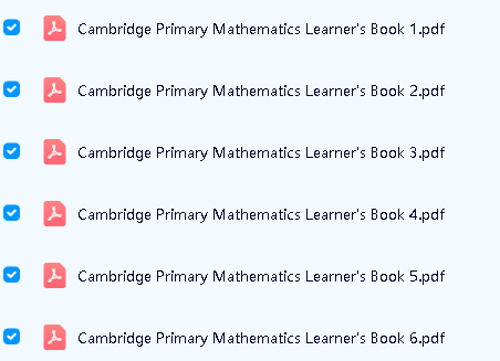 剑桥小学数学《Cambridge Primary Mathematics learner's book》 G1-G6共6册PDF第2张