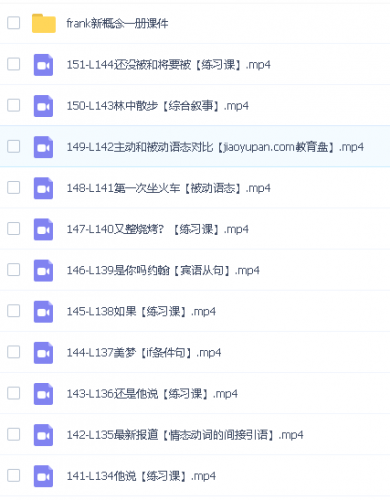 英语名师Frank 新概念英语第一册(含笔记)第3张