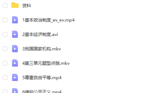 2024韦墨初中初二政治 A+春季班下