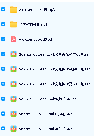 美国小学科学教材Science A Closer Look 1-6级文档+MP3全套下载第10张