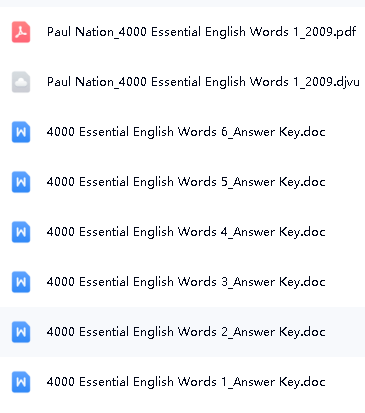 4000 Essential English Words 1-6 高清视频课程+ 高清PDF+音频+答案第3张