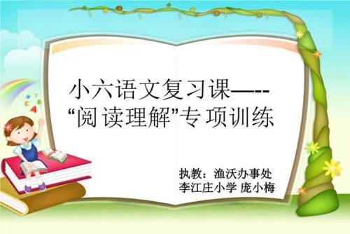 小学语文阅读专项技巧-教学视频