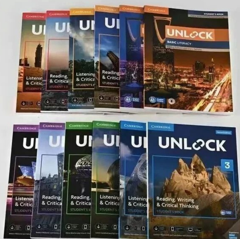 剑桥与Discovery联合推出英语多媒体旗舰教材《Cambridge Unlock》第一版+第二版 教材(听说/读写)+音视频