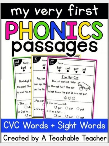 《Phonics Passages》实现自主阅读的神奇练习册-自然拼读小短文