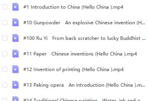 《Hello China 》用英语讲解中国文化100集视频MP4第2张
