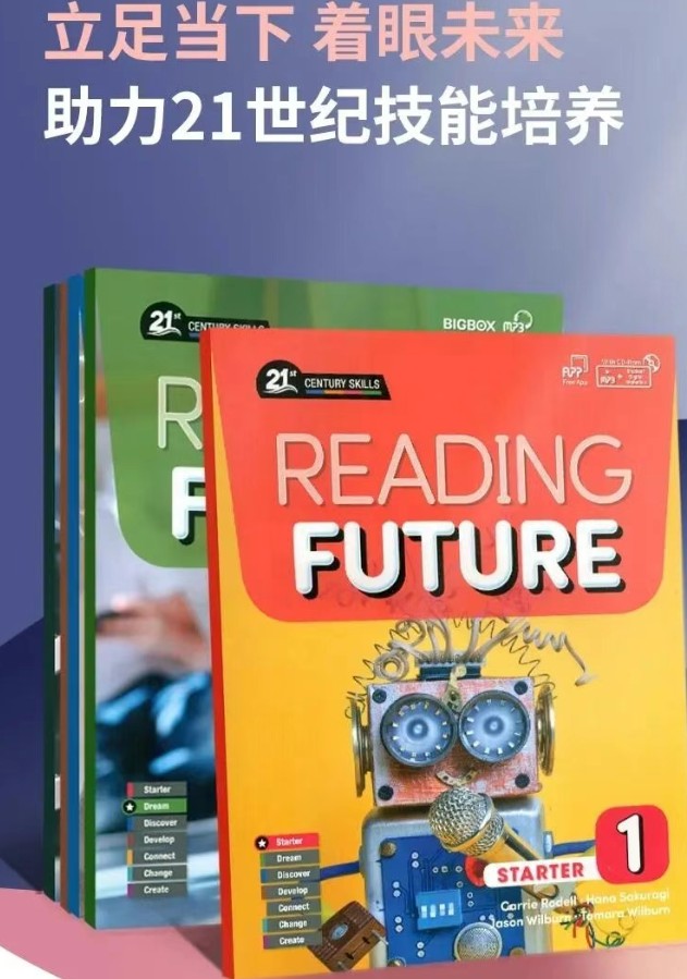 Reading Future全套高清1-7级学生书+词汇表+测试+音频+闪卡+课件PPT第2张