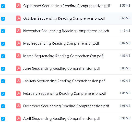 儿童英语阅读理解排序练习册《Sequencing Reading Comprehension》PDF下载第2张