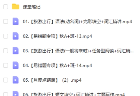 2024-2025万雨露初二英语A+秋季班网课视频
