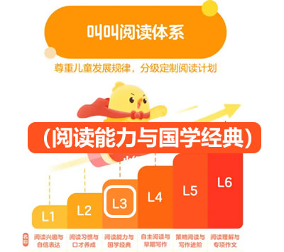【叫叫阅读】叫叫分级阅读L3(阅读能力与国学经典)第1张