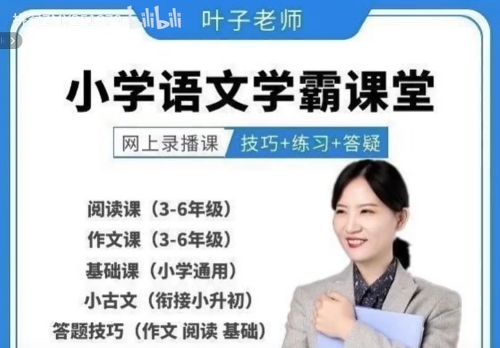 【叶子老师】小学语文学霸课堂网课视频