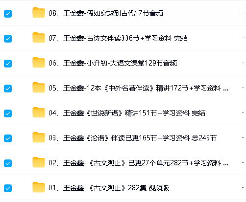 王金鑫课程音频视频全集下载第5张