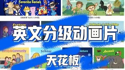 English Reading Lessons1-6级295课日常分级动画儿童日常口语英语学习