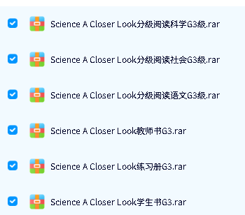 美国小学科学教材Science A Closer Look 1-6级文档+MP3全套下载第7张
