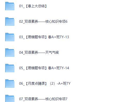2026张宇菲-崔晓凡初一春下双语素养自主学习·TY·A+ 网课视频