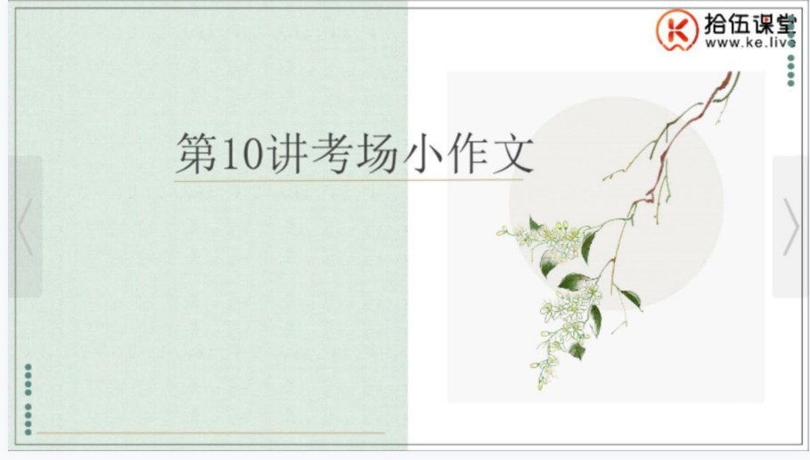拾伍课堂田园小升初阅读+作文视频+资料全套下载第3张