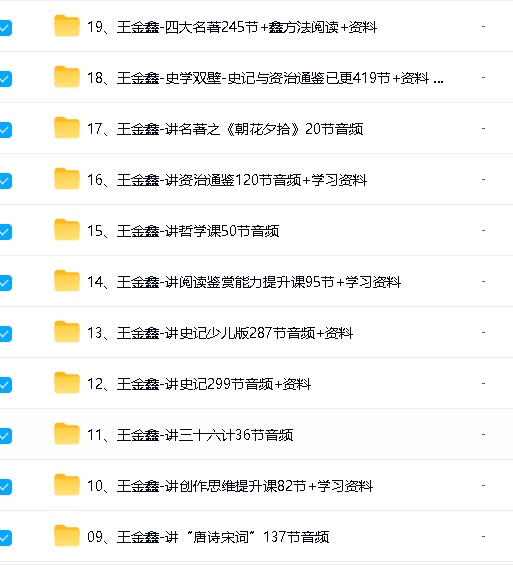 王金鑫课程音频视频全集下载第4张
