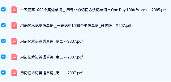《一天记牢1000个英语单词》及其升级版《用记忆术记英语单词》(含高中版)系列5册 PDF下载第2张