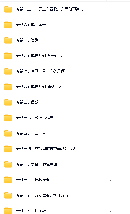 2025高考数学专题笔记精美版(学生+教师)全套下载第2张