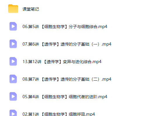 2027谢一凡高三高考生物  一轮A+暑假班网课视频