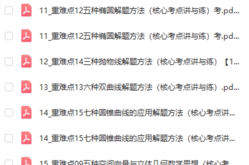 2024高考数学一轮复习专项15个重难点(核心考点讲与练)PDF
