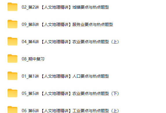 2026王缓韬年高中高一地理 王缓韬 二轮春季班网课视频