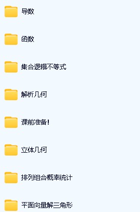 一数高中数学大合集视频第2张