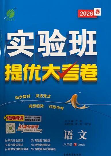 2026春《初中实验班提优大考卷》7-8年级下册PDF电子版下载