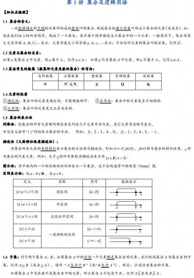 2026届秋季高一数学培优讲义（学生版）